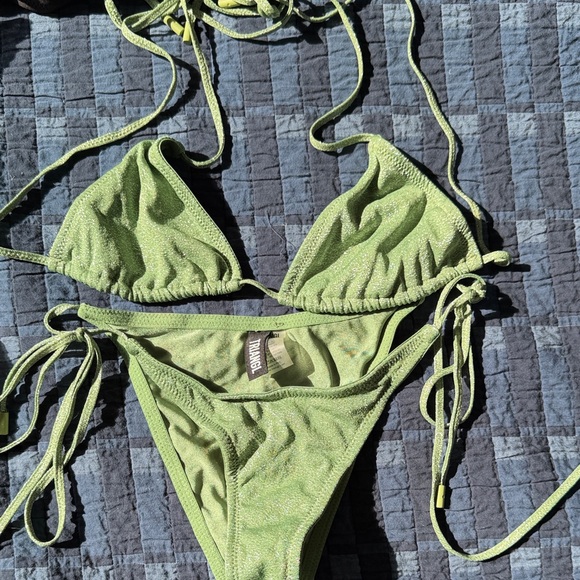 triangl swimwear Other - Triangl Swimwear Sparkling Olive Bikini